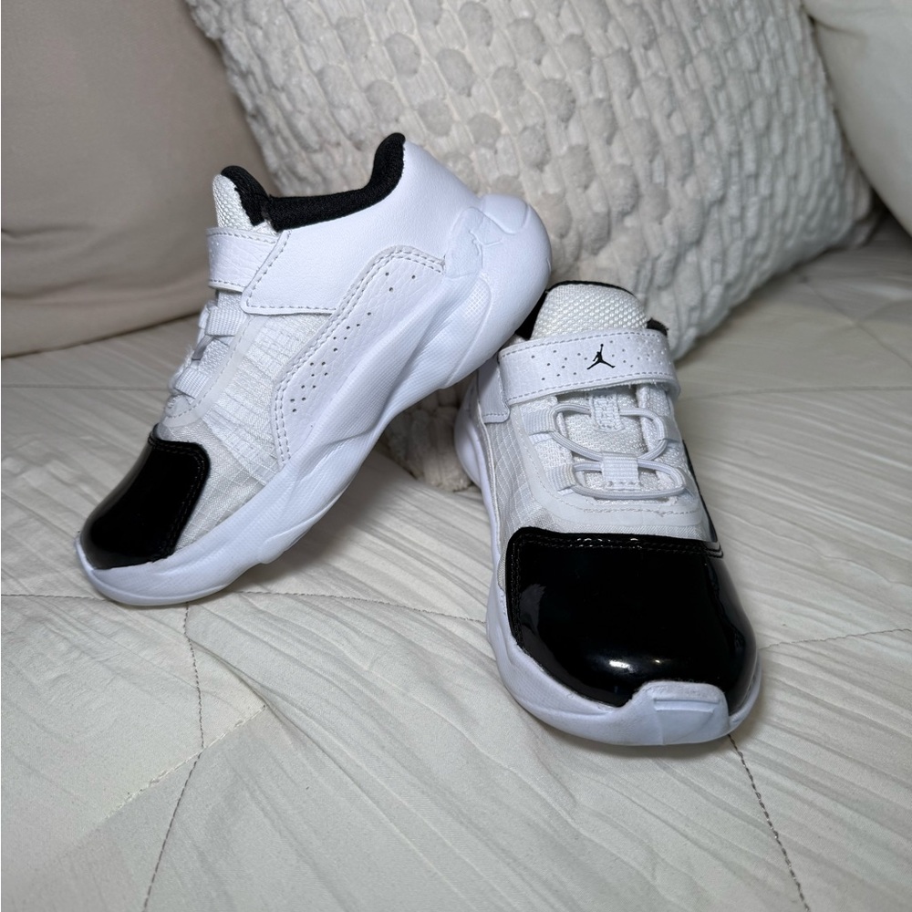 Jordan White and Black Sneakers